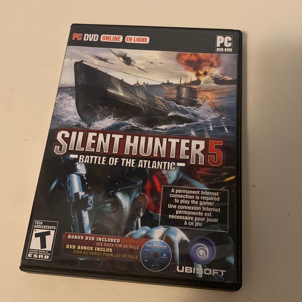 Silent Hunter 5 Battle Of The Atlantic PC Video Game + Bonus CD